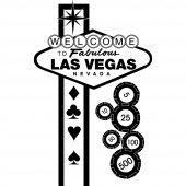 Las Vegas Wall Stickers