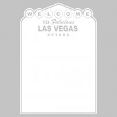 Las Vegas - Whiteboard Wall Stickers
