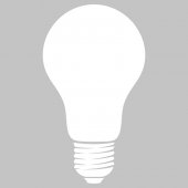 Light Bulb - Whiteboard Wall Stickers