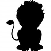 Lion - Chalkboard / Blackboard Wall Stickers