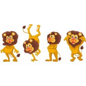 Lion Set Wall Stickers