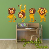 Lion Set Wall Stickers