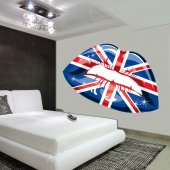 Lips London Wall Stickers