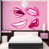 Lips Set Wall Stickers