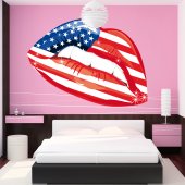 Lips Usa Wall Stickers