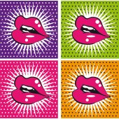 Lips Wall Stickers
