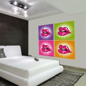 Lips Wall Stickers