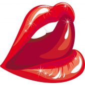 Lips Wall Stickers