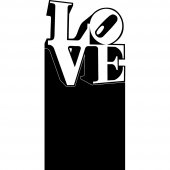 Love - Chalkboard / Blackboard Wall Stickers