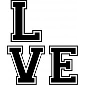 Love - Decal Sticker for Ipad 3