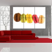 Macaroons - Triptych Forex Print