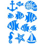 Marine Set Wall Stickers