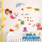 Marine Set Wall Stickers