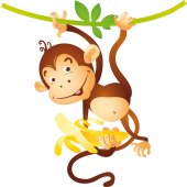 Monkey Wall Stickers