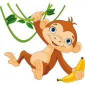 Monkey Wall Stickers