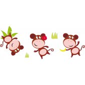 Monkeys Set Wall Stickers