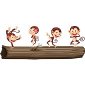 Monkeys Wall Stickers