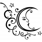 Moon Wall Stickers