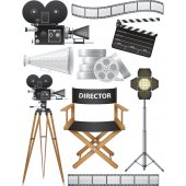 Movie Set Wall Stickers