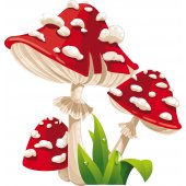 Mushroom Wall Stickers