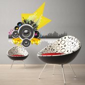 Music Stars Wall Stickers