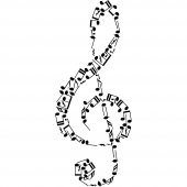 Musical Note Wall Stickers