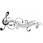 Musical Note Wall Stickers