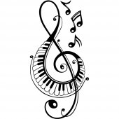 Musical Note Wall Stickers