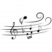 Musical Notes Wall Stickers