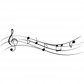 Musical Notes Wall Stickers