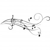 Musical Notes Wall Stickers