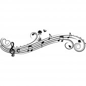 Musical Notes Wall Stickers