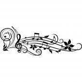 Musical Notes Wall Stickers