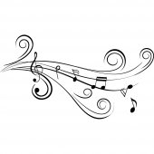 Musical Notes Wall Stickers