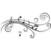 Musical Notes Wall Stickers