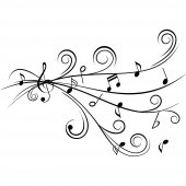 Musical Notes Wall Stickers