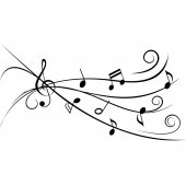 Musical Notes Wall Stickers