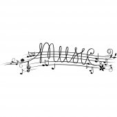 Musical Notes Wall Stickers