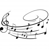 Musical Notes Wall Stickers