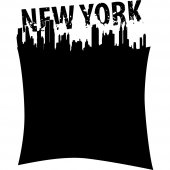 New York - Chalkboard / Blackboard Wall Stickers