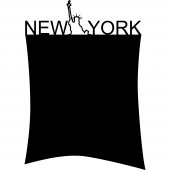 New York - Chalkboard / Blackboard Wall Stickers