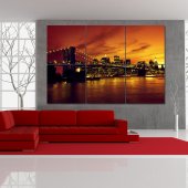 New York - Triptych Forex Print