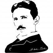 Nikola Tesla Wall Stickers