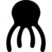 Octopus - Chalkboard / Blackboard Wall Stickers