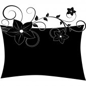 Orchid - Chalkboard / Blackboard Wall Stickers