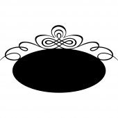 Ornament - Chalkboard / Blackboard Wall Stickers