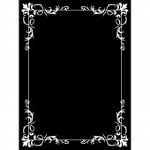 Ornament - Chalkboard / Blackboard Wall Stickers