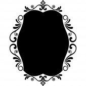 Ornament - Chalkboard / Blackboard Wall Stickers