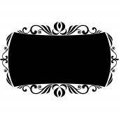 Ornament - Chalkboard / Blackboard Wall Stickers