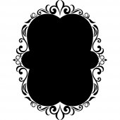 Ornament - Chalkboard / Blackboard Wall Stickers